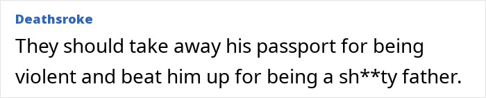 Comment reacting to a father being violent with a lifeguard after a rescue incident. Comment reacting to a father being violent with a lifeguard after a rescue incident.