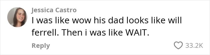 Comment on video humorously noting resemblance to Will Ferrell. Comment on video humorously noting resemblance to Will Ferrell.