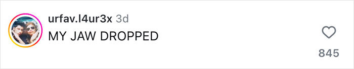 Comment saying "MY JAW DROPPED" reacting to a photoshoot photo bombed by a pupper. Comment saying "MY JAW DROPPED" reacting to a photoshoot photo bombed by a pupper.