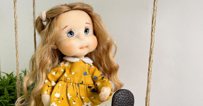 I Make Textile Dolls, And Here Is One Of Them