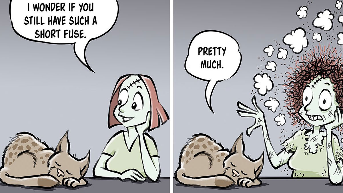 Hilarious Takes On The Afterlife Through 20 New Comics By This Artist