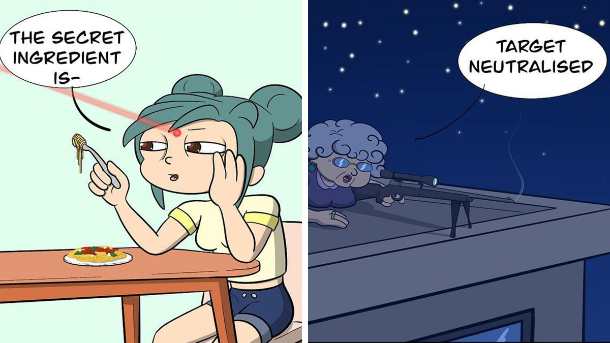 40 Goofy Comics With Unexpected Twists, By Eirinn Ske