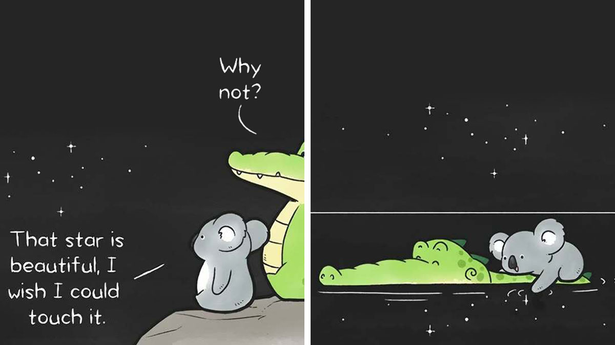31 Sweet And Adorable Comics Featuring Helpful And Caring Buddy Gator And Friends By Chow Hon Lam (New Pics)
