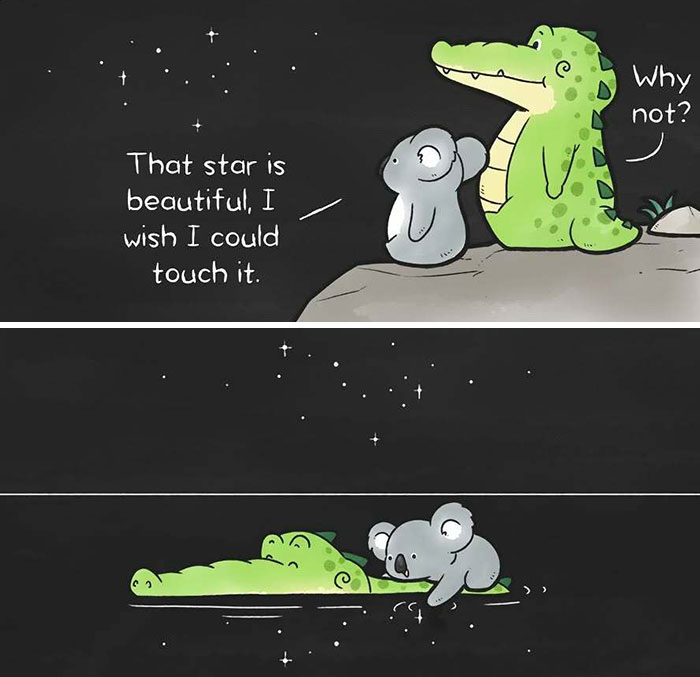 31 Sweet And Adorable Comics Featuring Helpful And Caring Buddy Gator And Friends By Chow Hon Lam (New Pics)