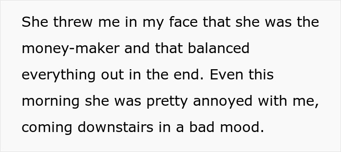 Text image depicting a frustrated husband responding to accusations of being unhelpful. Text image depicting a frustrated husband responding to accusations of being unhelpful.