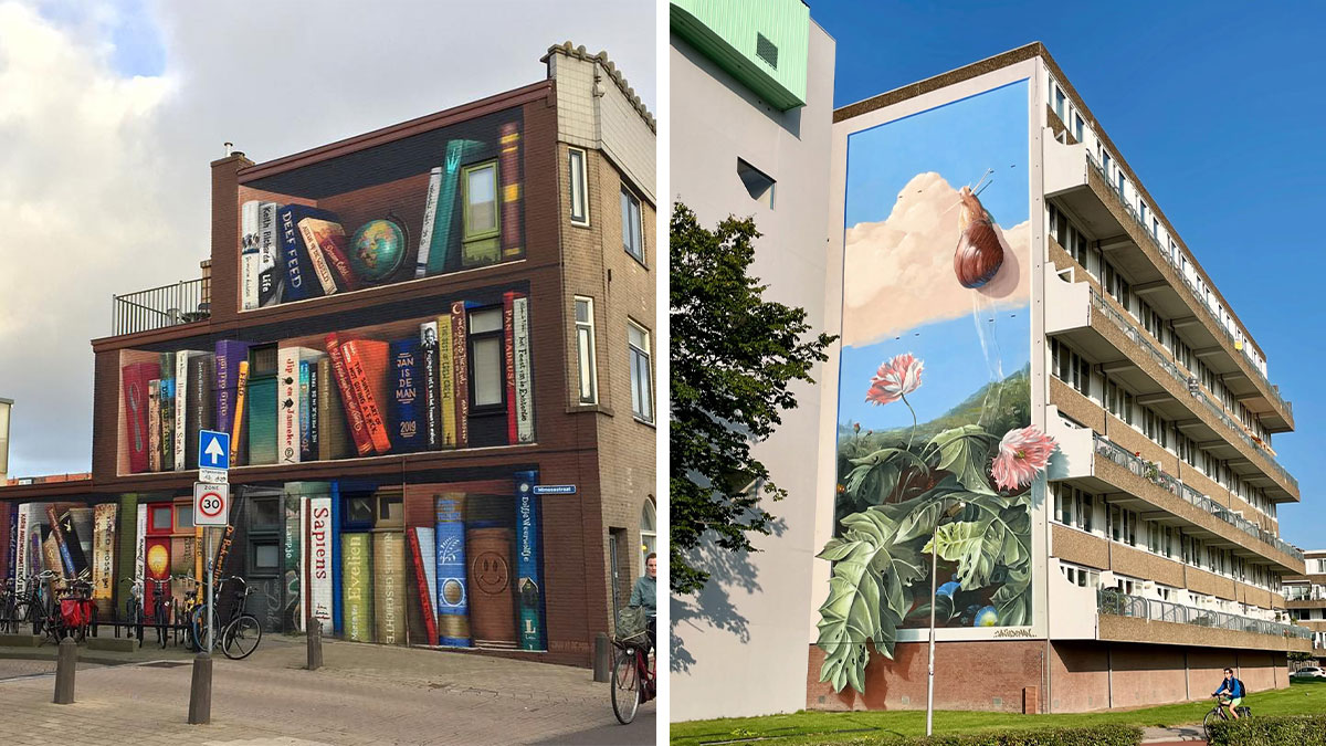 Dutch Artist Created 30 Jaw-Dropping Murals On Building Walls