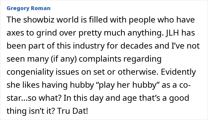 Text discussing Jennifer Love Hewitt and on-set behavior allegations by co-star, questioning industry grievances. Text discussing Jennifer Love Hewitt and on-set behavior allegations by co-star, questioning industry grievances.
