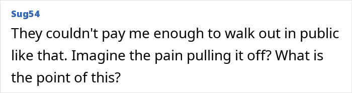 Comment expressing skepticism and concern about New York Fashion Week models wearing tape. Comment expressing skepticism and concern about New York Fashion Week models wearing tape.