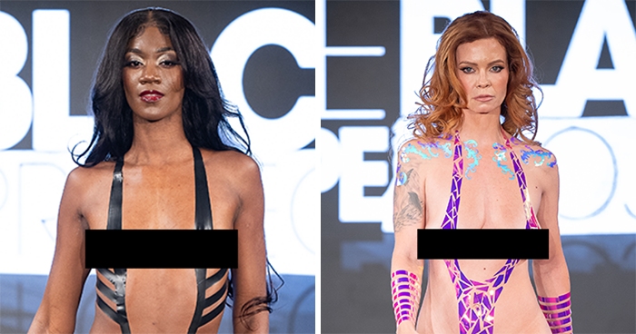 “This Isn’t Fashion”: NY Fashion Week Sparks Outrage With Models Wearing Nothing But Tape