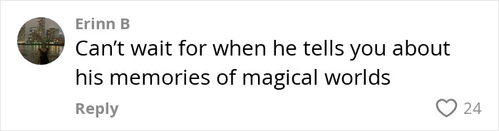 Comment by Erinn B expresses anticipation about magical world memories, related to parents' controversial baby cave visit in Thailand. Comment by Erinn B expresses anticipation about magical world memories, related to parents' controversial baby cave visit in Thailand.