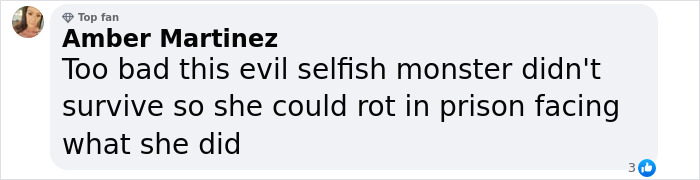 Comment by user expressing anger towards a mother involved in a shooting incident. Comment by user expressing anger towards a mother involved in a shooting incident.