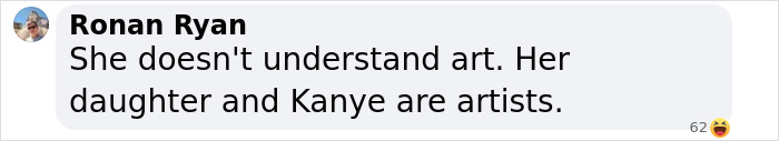User comments on Bianca Censori's Grammys dress controversy, mentioning Kanye. User comments on Bianca Censori's Grammys dress controversy, mentioning Kanye.