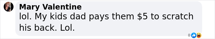 Comment discussing kids earning allowance for tasks, related to Tori Spelling controversy. Comment discussing kids earning allowance for tasks, related to Tori Spelling controversy.