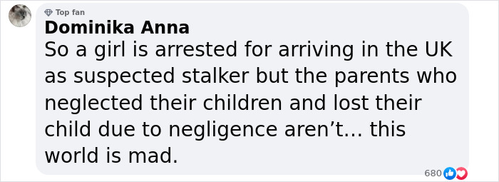 Comment about Polish woman claiming to be Madeleine McCann and her arrest in the UK, questioning fairness and negligence. Comment about Polish woman claiming to be Madeleine McCann and her arrest in the UK, questioning fairness and negligence.