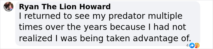 "Text message discussing returning to predator, related to Kevin Spacey claims. "Text message discussing returning to predator, related to Kevin Spacey claims.