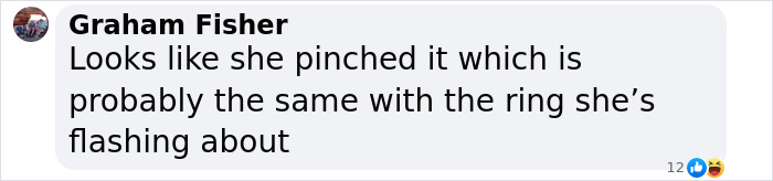 Comment by Graham Fisher discussing Meghan Markle and a ring, related to a rebranding controversy. Comment by Graham Fisher discussing Meghan Markle and a ring, related to a rebranding controversy.