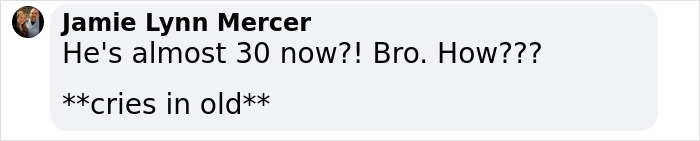 Text message reacting to Rico Rodriguez's surprising red carpet appearance. Text message reacting to Rico Rodriguez's surprising red carpet appearance.