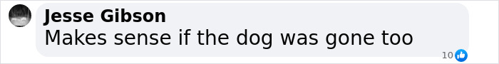 Chat message from Jesse Gibson about a dog being gone; concerns on carbon monoxide poisoning mentioned. Chat message from Jesse Gibson about a dog being gone; concerns on carbon monoxide poisoning mentioned.