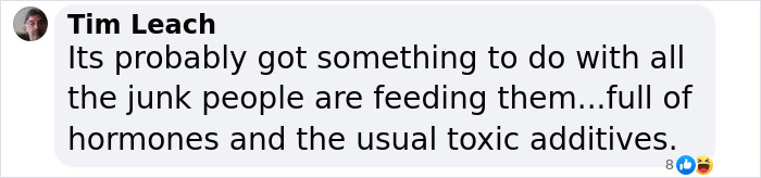 Text message on animal behavior discussing food impact on hormones. Text message on animal behavior discussing food impact on hormones.