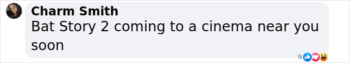 Social media post by Charm Smith about a movie, with reactions below. Social media post by Charm Smith about a movie, with reactions below.