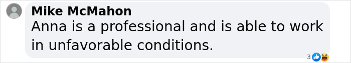 Text exchange discussing Anna Kendrick's professionalism in difficult conditions. Text exchange discussing Anna Kendrick's professionalism in difficult conditions.