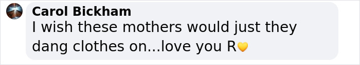 Comment on Rihanna's attire in response to her lingerie promotion. Comment on Rihanna's attire in response to her lingerie promotion.