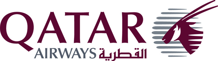 Qatar Airways logo, representing the airline involved in the couple's reported incident. Qatar Airways logo, representing the airline involved in the couple's reported incident.