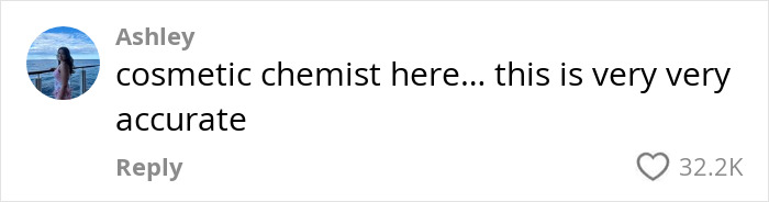 Comment from Ashley about Sephora products accuracy with 32.2K likes. Comment from Ashley about Sephora products accuracy with 32.2K likes.