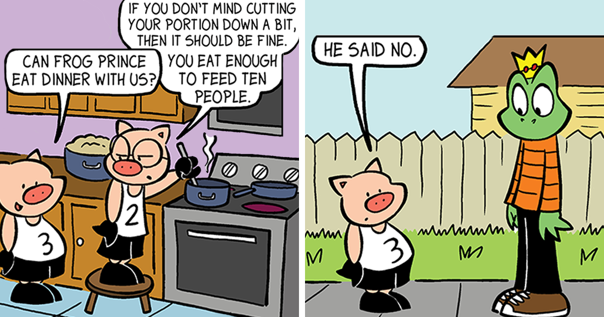 I Made 20 Comics Showcasing Little Pigs Exploring Hilariously Complicated Relationships