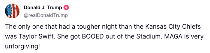 Fans "Figure Out" A Comment Taylor Swift Made As She Was Booed At The Super Bowl Fans "Figure Out" A Comment Taylor Swift Made As She Was Booed At The Super Bowl