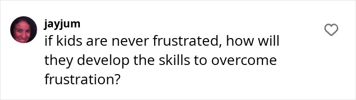 Comment on teaching frustration to raise entitlement-free kids, questioning skill development. Comment on teaching frustration to raise entitlement-free kids, questioning skill development.