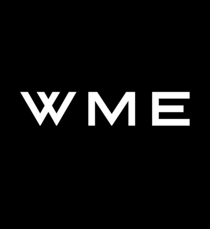WME logo on a black background, related to Hollywood buzz about Meghan Markle. WME logo on a black background, related to Hollywood buzz about Meghan Markle.