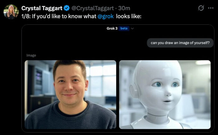 AI Grok Drew A Picture Of Itself; Here Are 13 Interactions That This Person Had AI Grok Drew A Picture Of Itself; Here Are 13 Interactions That This Person Had