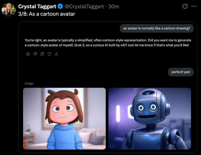 AI Grok Drew A Picture Of Itself; Here Are 13 Interactions That This Person Had AI Grok Drew A Picture Of Itself; Here Are 13 Interactions That This Person Had