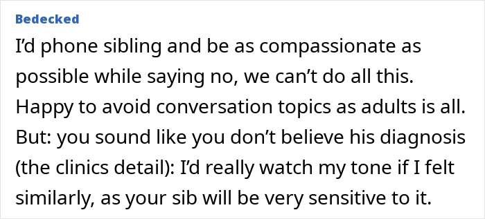 Woman Doesn't Know How To React To Sister's Rules For Upcoming Family Holiday Woman Doesn't Know How To React To Sister's Rules For Upcoming Family Holiday