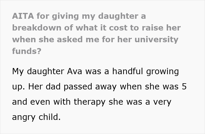 Text about university funds being spent due to bad behavior and parenting costs discussed. Text about university funds being spent due to bad behavior and parenting costs discussed.