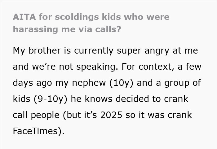 Woman Gets Blamed For Disciplining Nephew After He Terrorizes Her With Calls Woman Gets Blamed For Disciplining Nephew After He Terrorizes Her With Calls