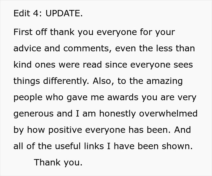 Text update expressing gratitude for advice and comments on babysitting job offer. Text update expressing gratitude for advice and comments on babysitting job offer.