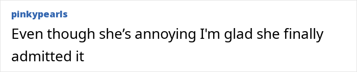 Comment on influencer admitting something to fans. Comment on influencer admitting something to fans.