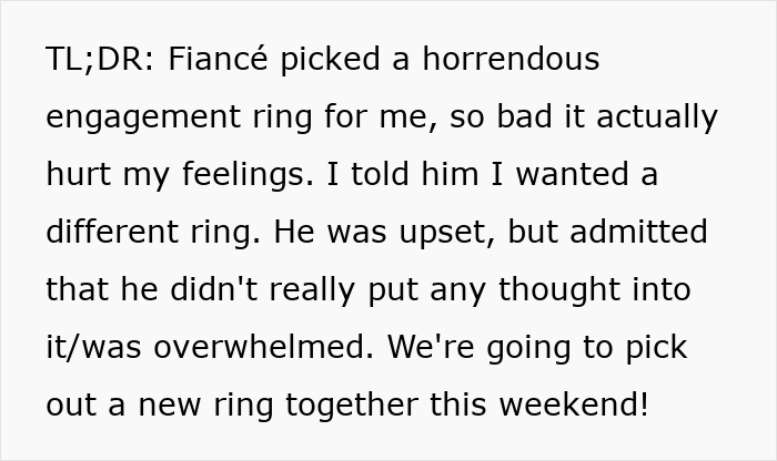 People Are Ready To Shred This Woman For Not Liking Her Engagement Ring, Until They See The Photo People Are Ready To Shred This Woman For Not Liking Her Engagement Ring, Until They See The Photo