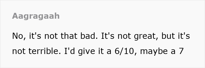 Text review of Disney's Snow White, "not that bad," rated 6/10, commenting on its performance among worst-ranked movies. Text review of Disney's Snow White, "not that bad," rated 6/10, commenting on its performance among worst-ranked movies.