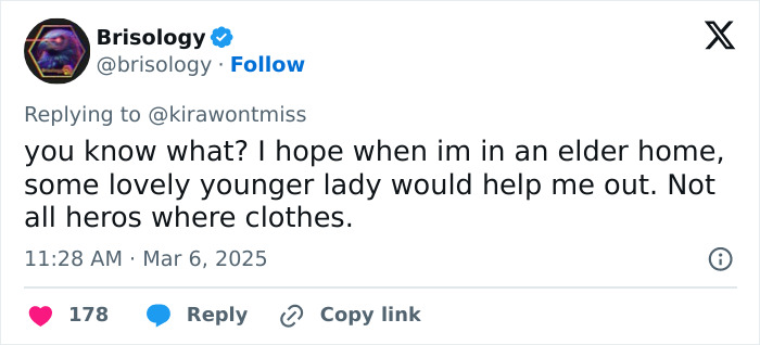 Tweet expressing hope for companionship in nursing homes amid controversy over adult film star's visits. Tweet expressing hope for companionship in nursing homes amid controversy over adult film star's visits.