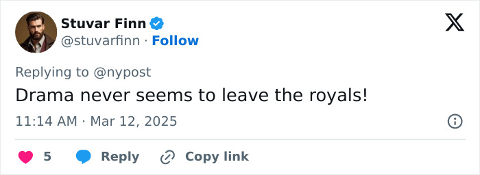 Tweet about royal drama following Meghan Markle's alleged misinformation about knowing Prince Harry. Tweet about royal drama following Meghan Markle's alleged misinformation about knowing Prince Harry.