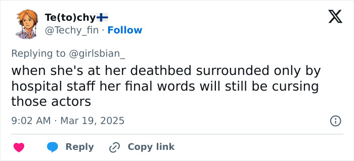 Tweet reacting to J.K. Rowling's comments about Harry Potter movie stars. Tweet reacting to J.K. Rowling's comments about Harry Potter movie stars.