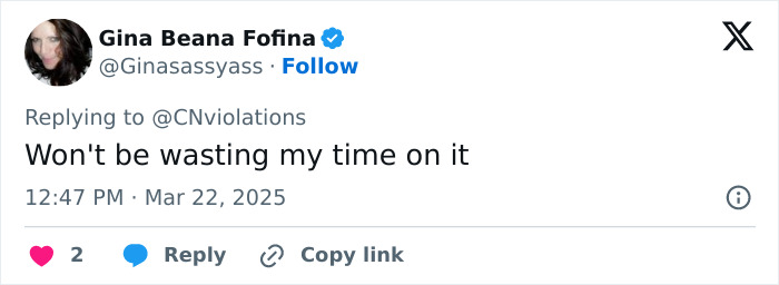 Tweet criticizing Disney's woke Snow White, saying "Won't be wasting my time on it. Tweet criticizing Disney's woke Snow White, saying "Won't be wasting my time on it.