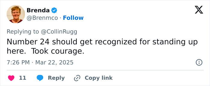 Tweet discussing recognition for Number 24's courage, related to a basketball coach incident. Tweet discussing recognition for Number 24's courage, related to a basketball coach incident.