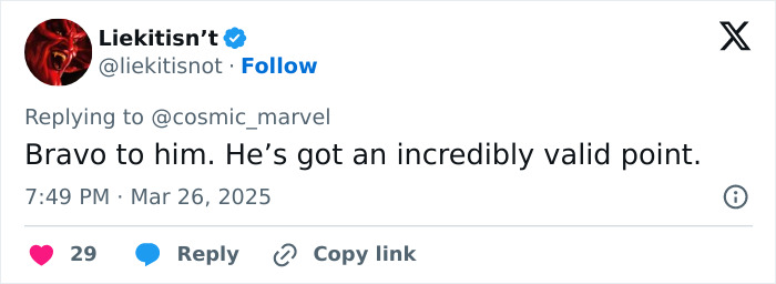 Tweet discussing 'Snow White' movie producer's viewpoint on film performance. Tweet discussing 'Snow White' movie producer's viewpoint on film performance.