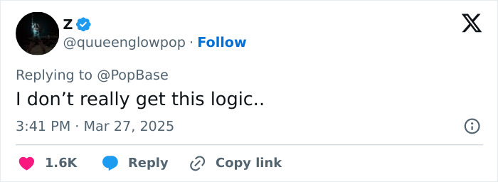 Tweet response questioning men's "soft girl era" logic with likes and replies visible. Tweet response questioning men's "soft girl era" logic with likes and replies visible.