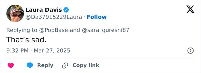 Tweet reaction to King Charles' cancer battle, user expresses sadness. Tweet reaction to King Charles' cancer battle, user expresses sadness.