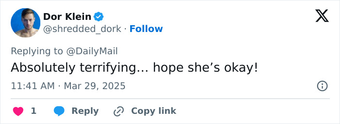 Tweet expressing concern after bride-to-be attacked at bachelorette party. Tweet expressing concern after bride-to-be attacked at bachelorette party.